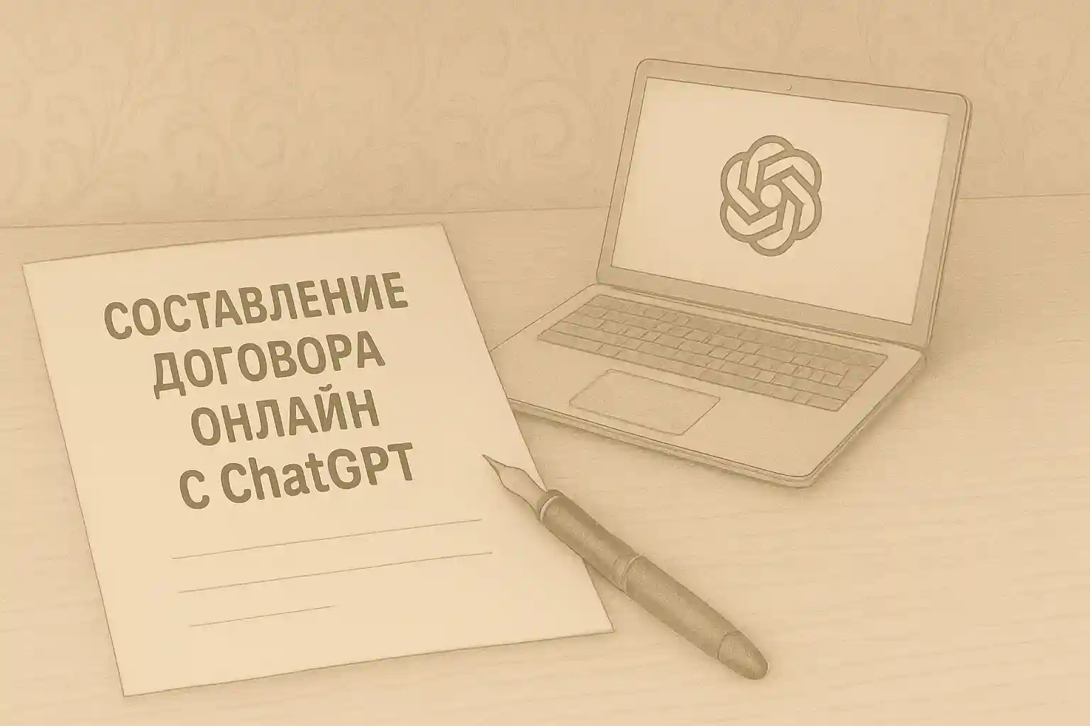 Составление договора онлайн с ChatGPT