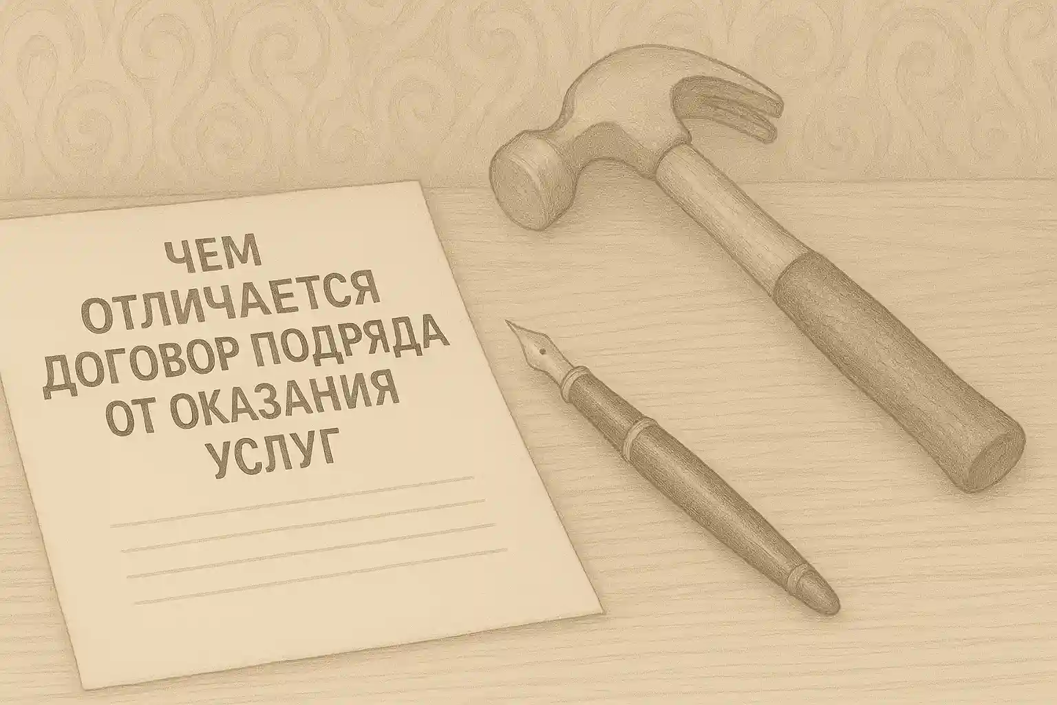 Сравнение договора подряда и оказания услуг