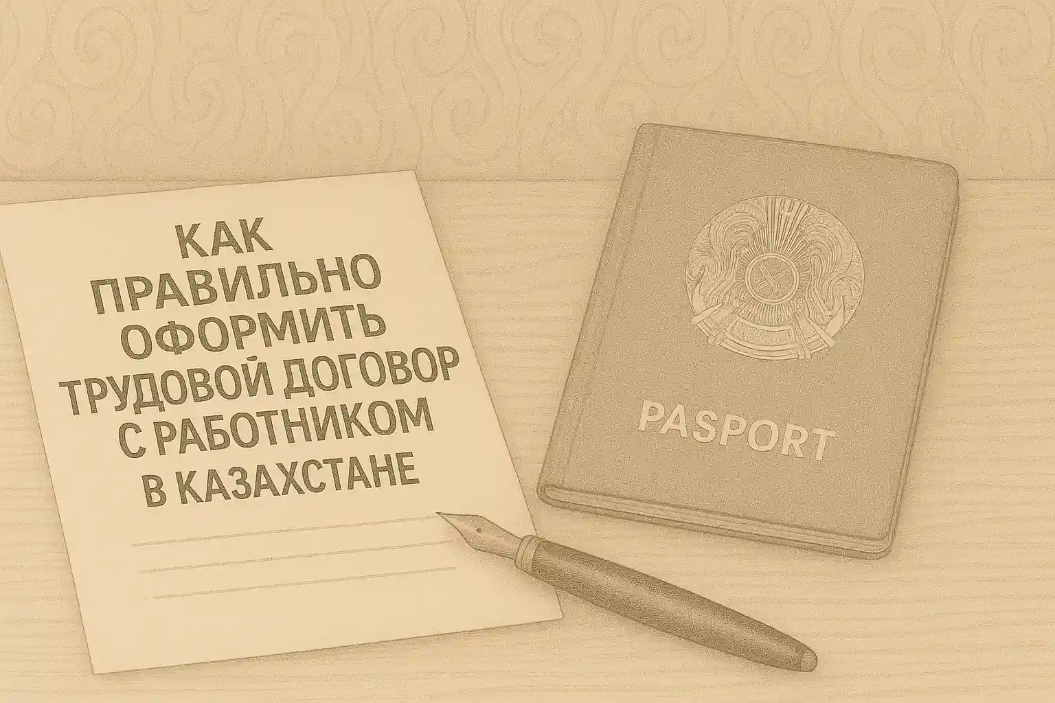 Как правильно оформить трудовой договор с работником в Казахстане